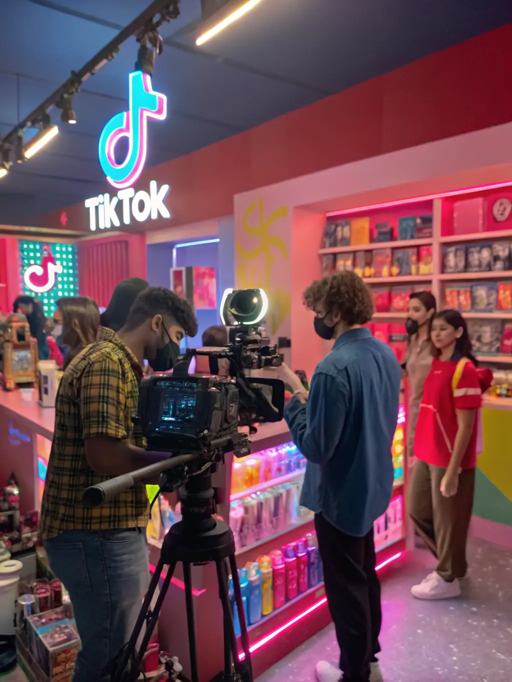 A vibrant image showcasing a successful TikTok Shop setup, with products attractively displayed and seamless checkout process.